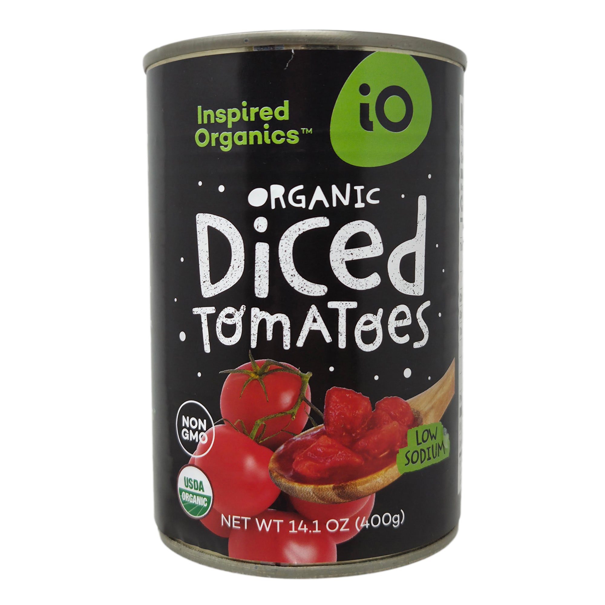 Inspired Organics Low Sodium Diced Tomatoes - 14.1oz